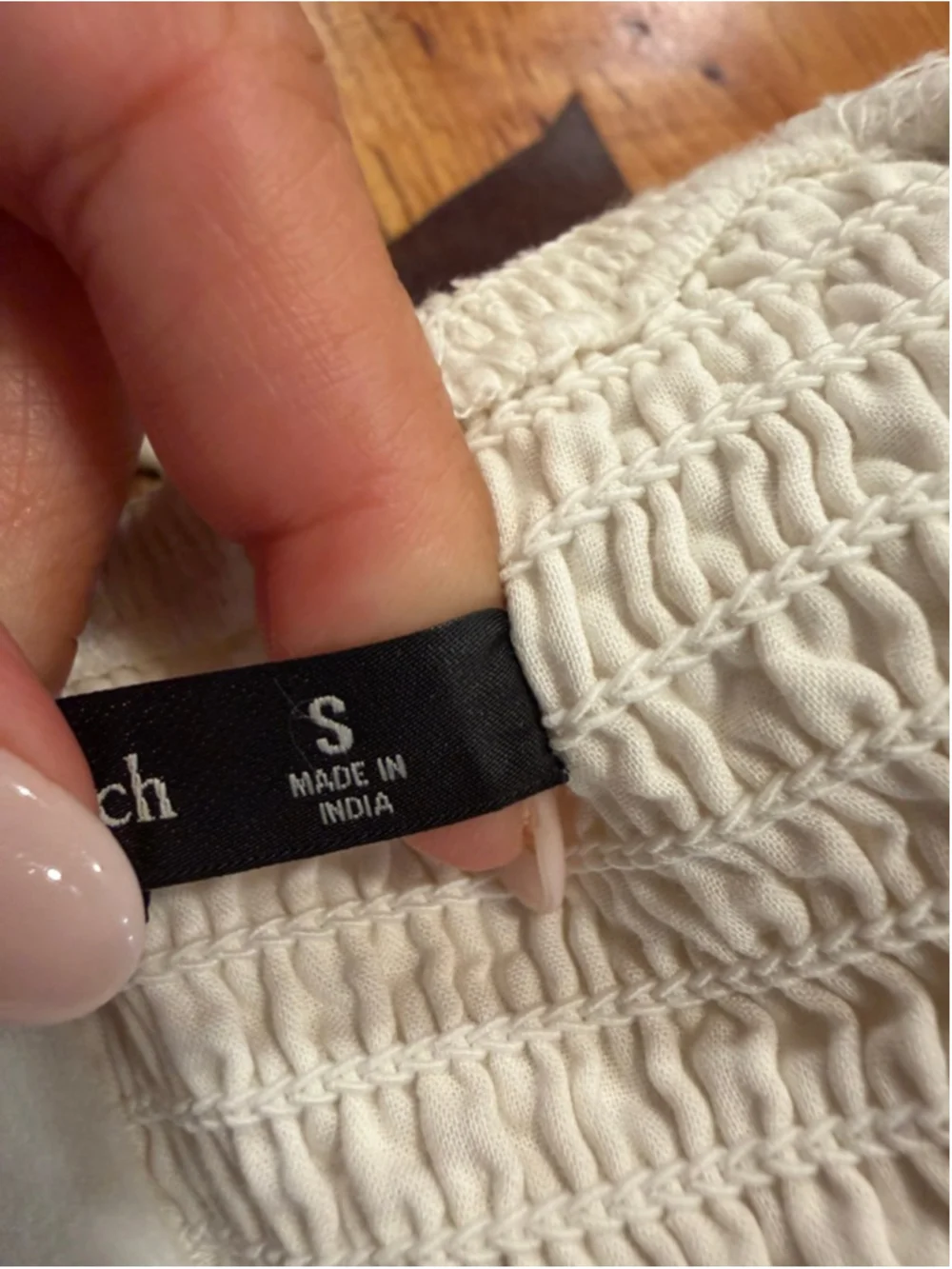 Abercrombie & Fitch White Cottagecore Maxi Dress - Size S